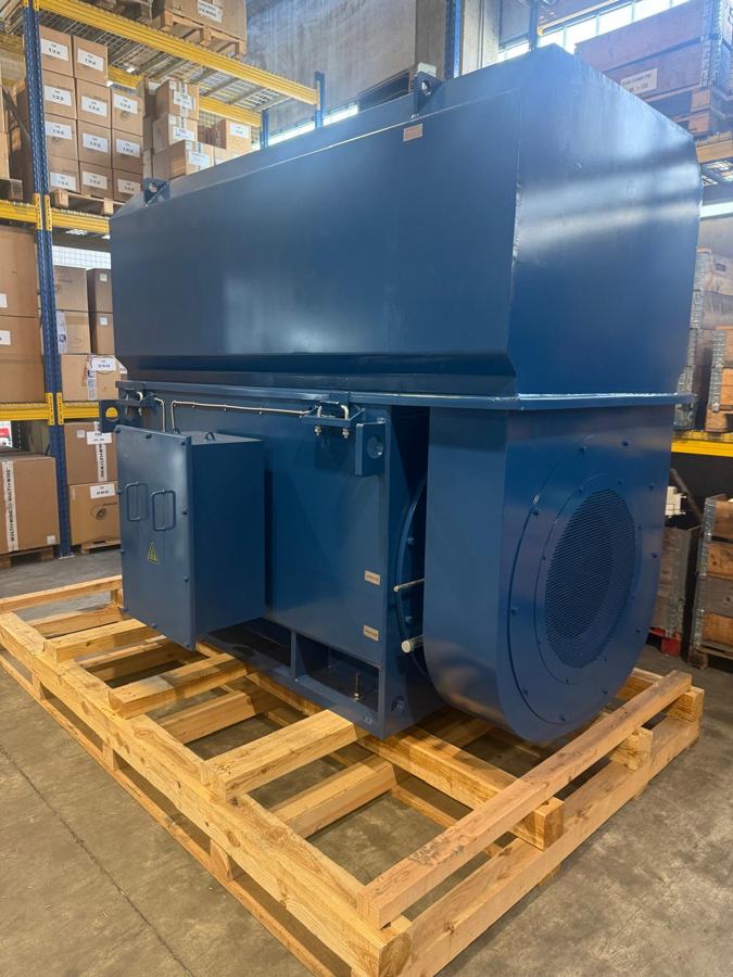 Motore di grande taglia su pallet